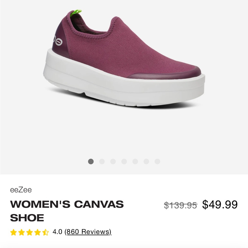 New in box Oofos shoes - Picture 2 of 3